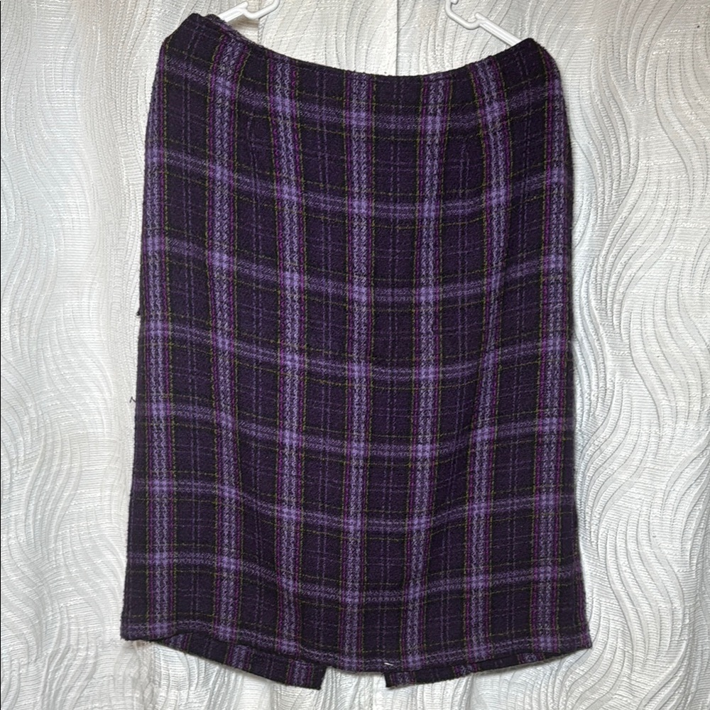 Plaid Purple Skirt